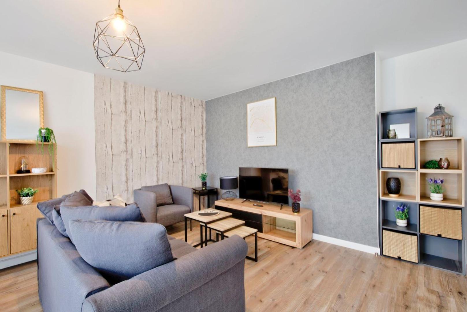 Le Perfectionniste - Spacieux Logement Terrasse Avec Parking กาช็อง ภายนอก รูปภาพ